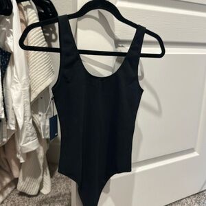 Aritzia Wilfred free Black tank bodysuit small NwT